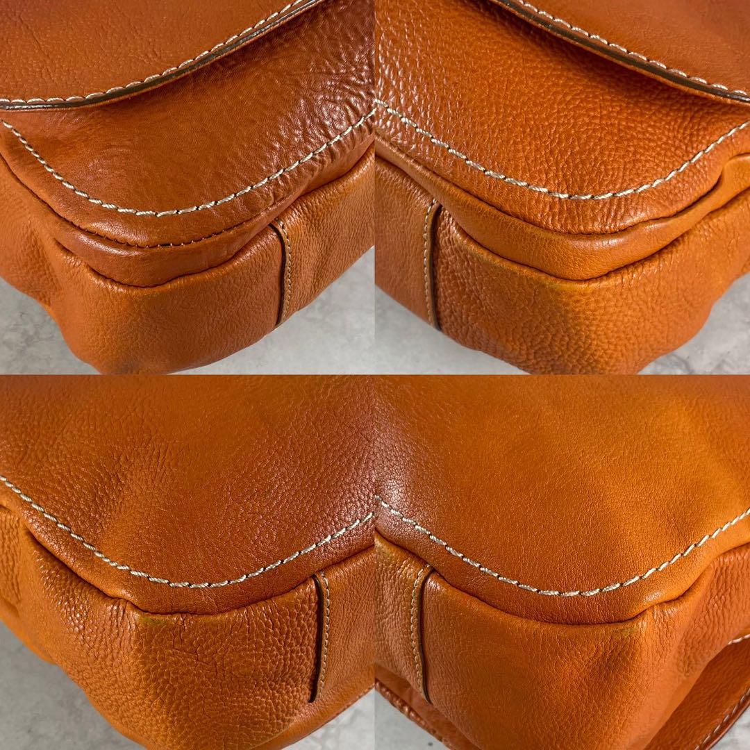 希少✨ 土屋鞄 メッセンジャーバッグ トーンオイルヌメ 斜め掛け A4可 レザー