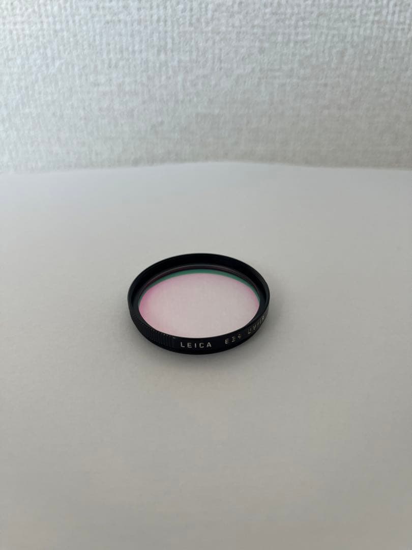 Leica M8ブラッククロームボディ+ 純正レンズフィルターUV/IR E39