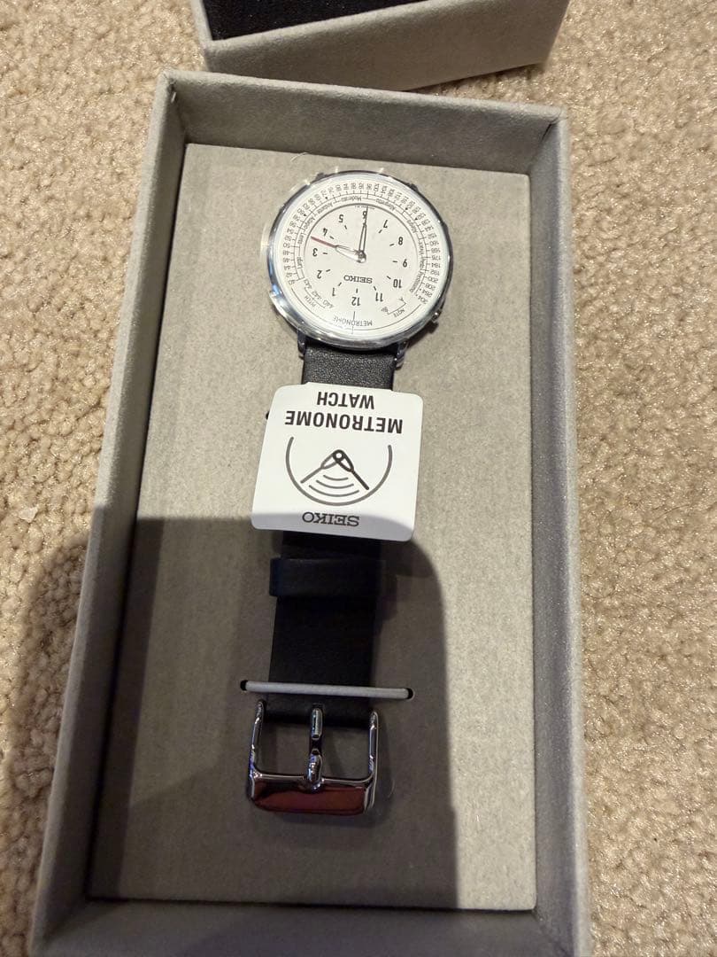 SEIKO メトロノームウォッチ ホワイト