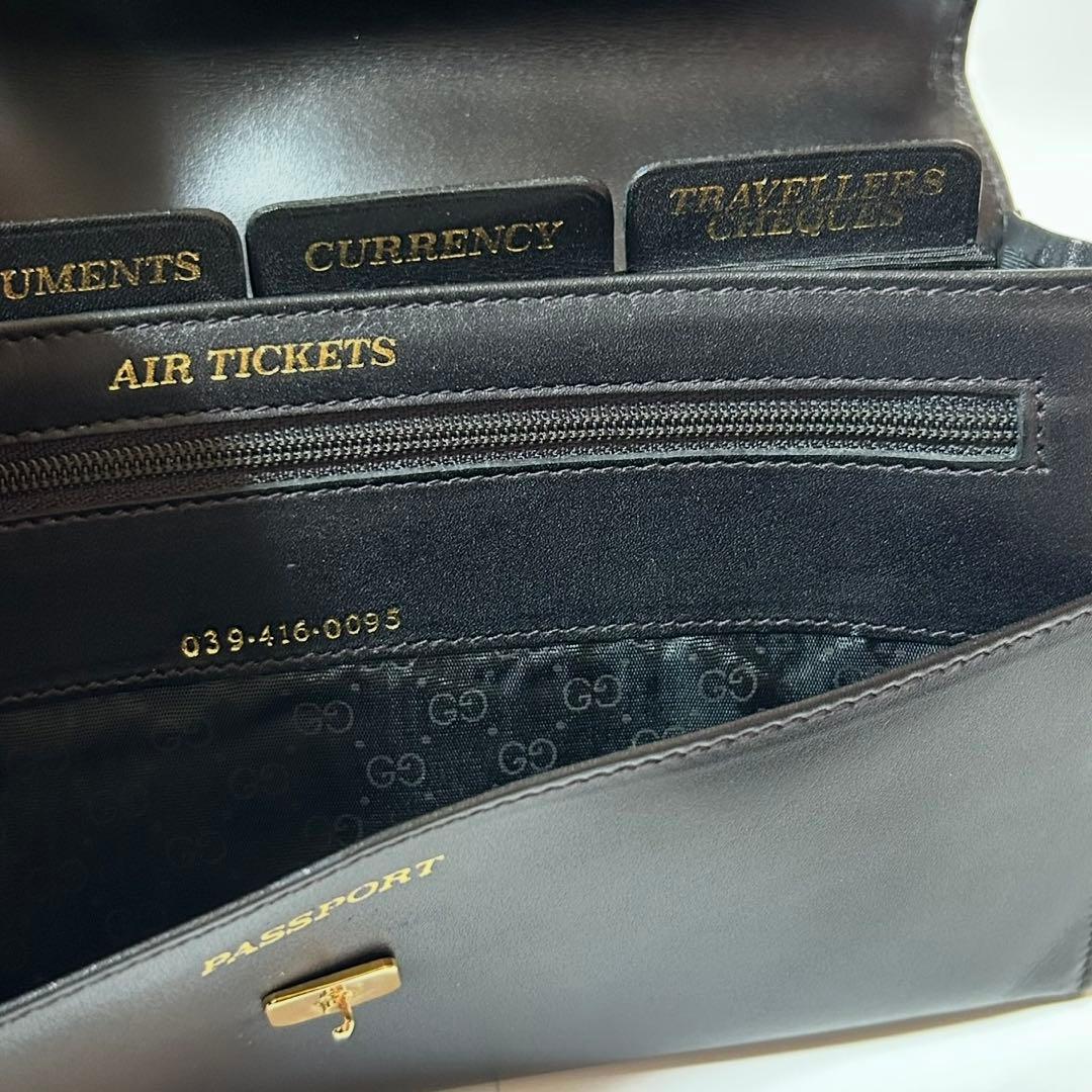 GUCCI グッチ ヴィンテージ トラベルオーガナイザー パスポートウォレット