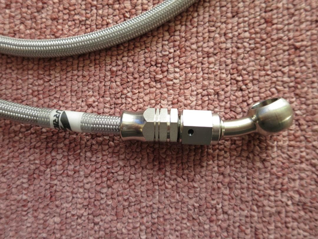 B*J様 ハリケーン　汎用ステンメッシュブレーキホース　90/95cm 2本セッ