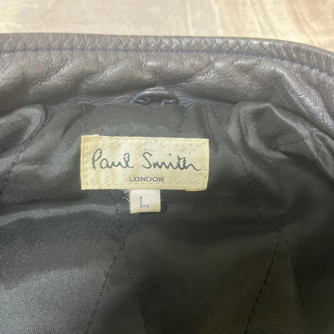 【定価約12万 激レア】Paul Smith パテッド ライダース ジャケット