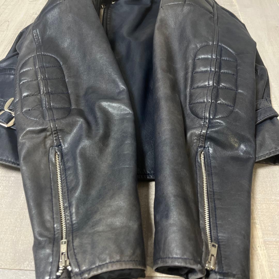 【定価約12万 激レア】Paul Smith パテッド ライダース ジャケット