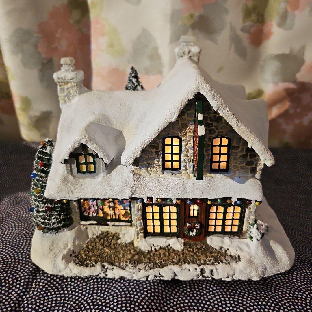 【美品付属品あり】トーマス・キンケード　「サンタのワークショップトイ」クリスマス