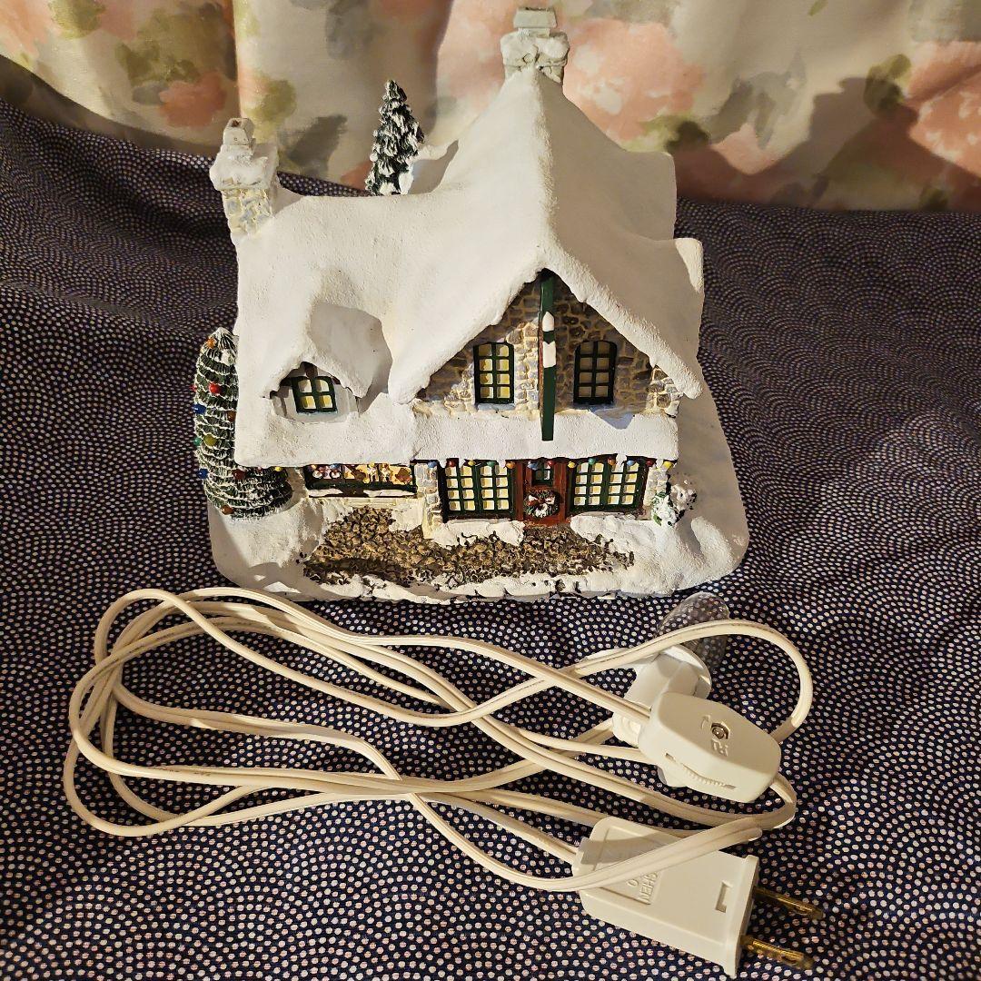 【美品付属品あり】トーマス・キンケード　「サンタのワークショップトイ」クリスマス