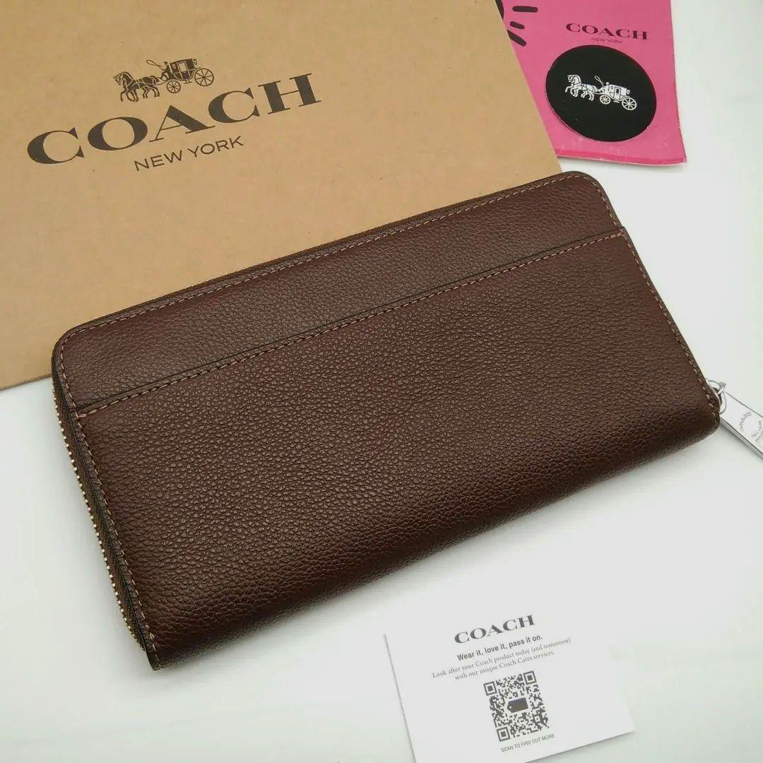 新作　新品　COACH　長財布　メンズ