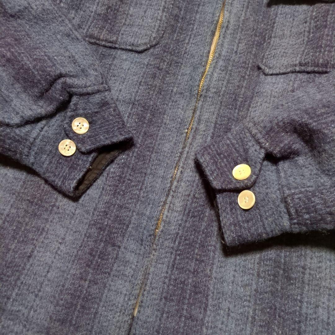 美品！HOUSTON　CPOシャツジャケット　裏地ボア　オーバーサイズ　L