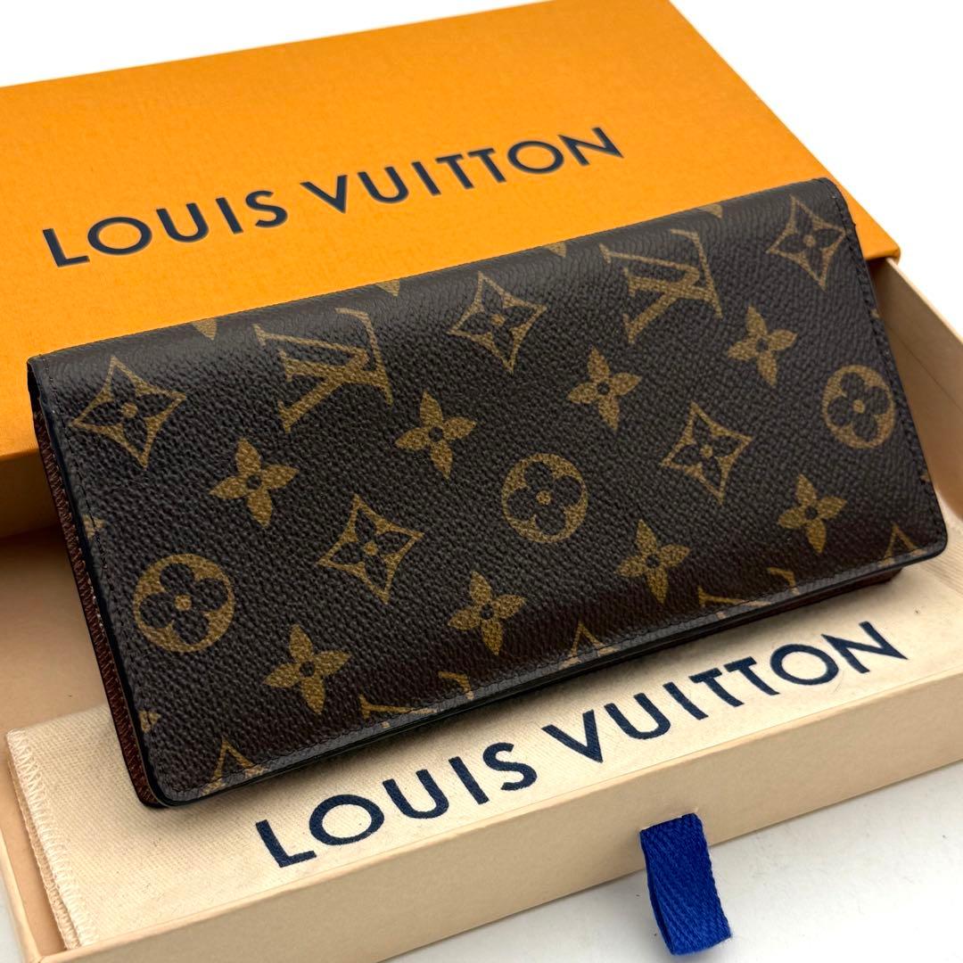 【極上美品】ルイヴィトン モノグラム ポルトフォイユ ブラザ 長財布