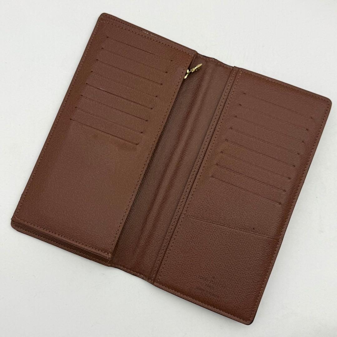 【極上美品】ルイヴィトン モノグラム ポルトフォイユ ブラザ 長財布