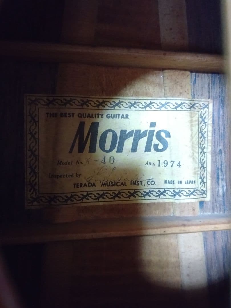 Morris W-40 ハカランダ アコースティックギター　モーリス
