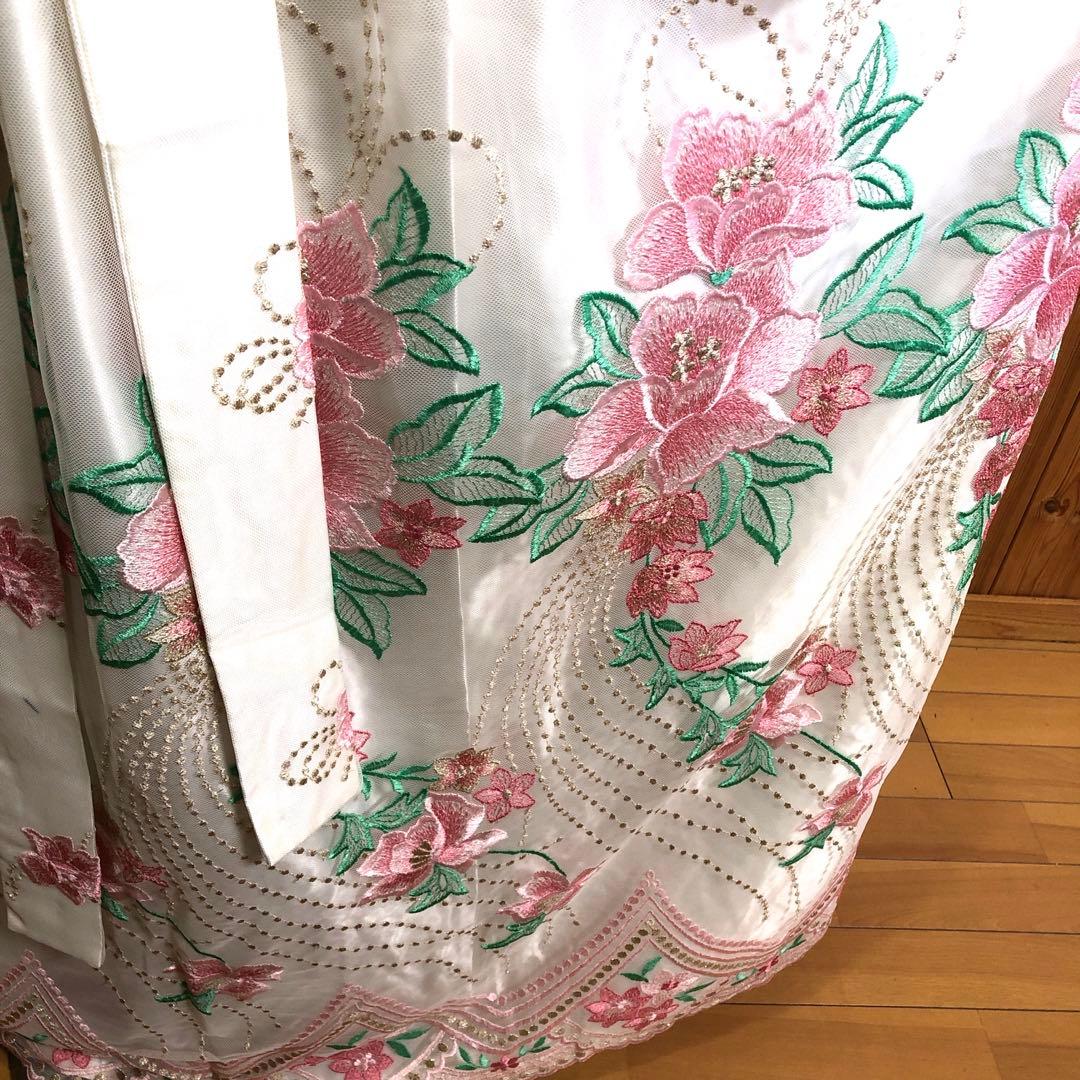 韓服チマチョゴリセット☆ピンク花