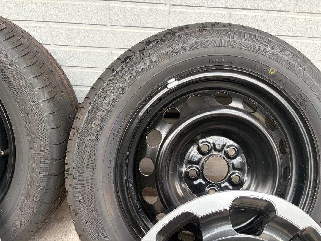 シエンタ10系新車はずし純正ホイールセット 1本目 4本同時購入願います