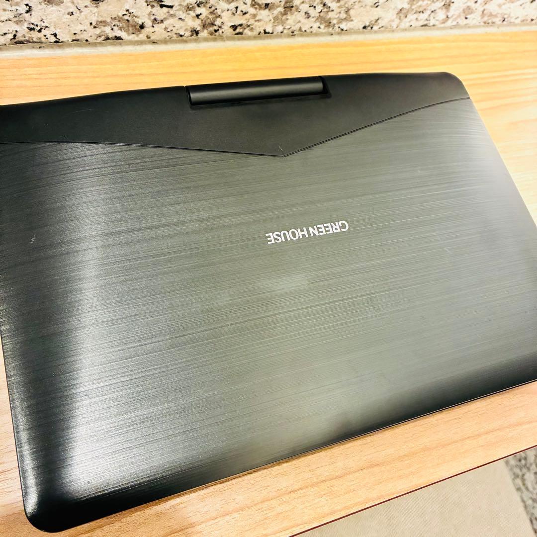 GREEN HOUSE GH-PBD11A ポータブルブルーレイプレーヤー