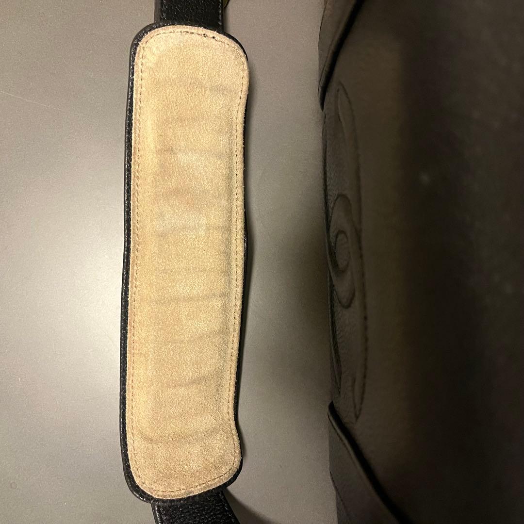 CHANEL シャネル ヴィンテージ　キャビアスキン　ボストンバッグ