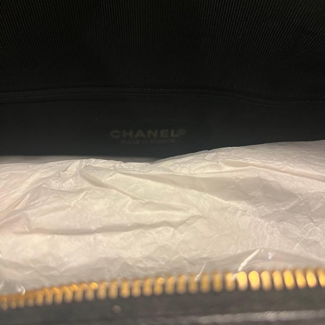 CHANEL シャネル ヴィンテージ　キャビアスキン　ボストンバッグ