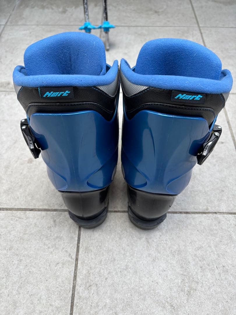 K2 INDY スキー板 124cm ビンディング付、ブーツ、ポール　3点セット