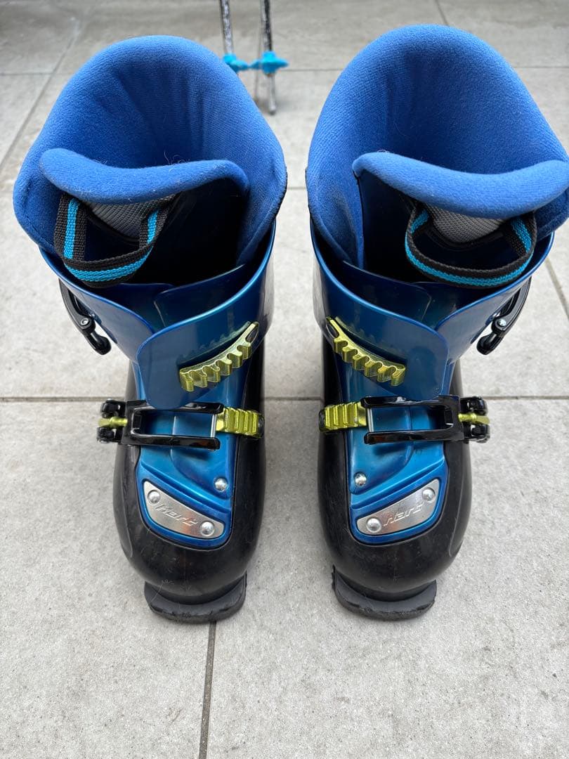 K2 INDY スキー板 124cm ビンディング付、ブーツ、ポール　3点セット