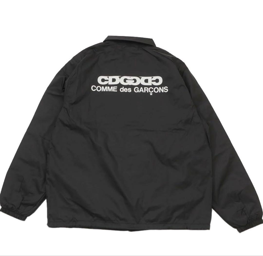 COMME des GARÇONS ブラック ナイロンジャケット