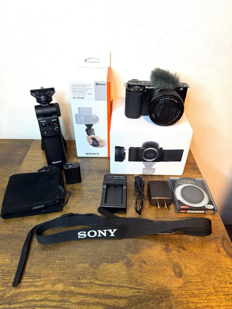 レッドサン専用　 SONY ZV-E10ミラーレスカメラ+レンズ+グリップ付き