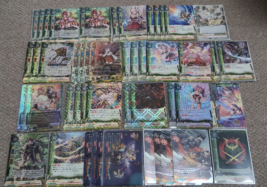 バディファイト デッキ 電神 改造用パーツ付き