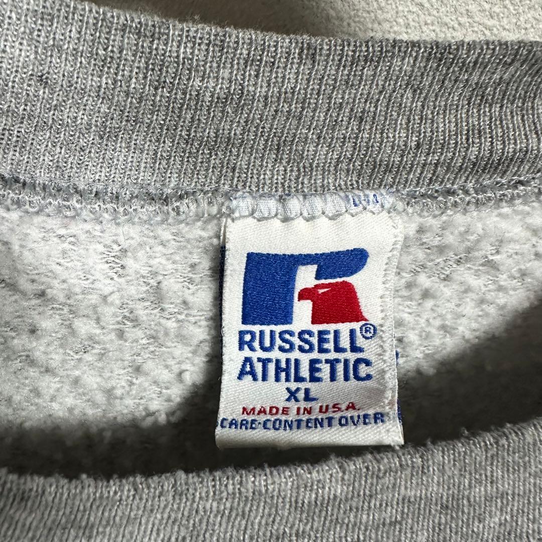 美品 90s USA製 XL ラッセル アスレティック　グレー スウェット