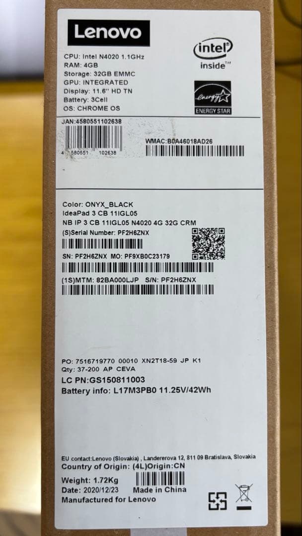 Lenovo レノボ IdeaPad Slim 350i Chromebook