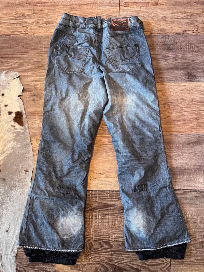 BURTON スノーボードパンツ GORE-TEX デニムプリント