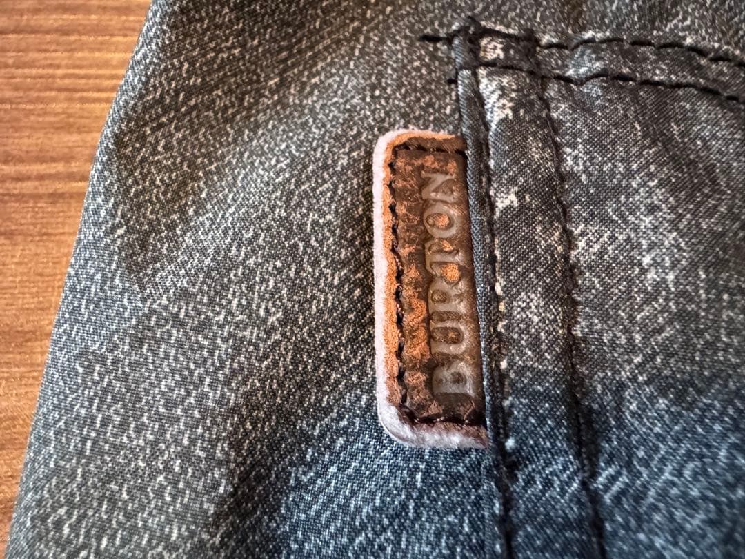 BURTON スノーボードパンツ GORE-TEX デニムプリント