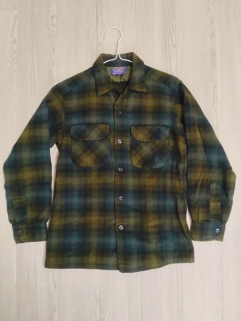 60's Pendleton ボードシャツ 開襟 フラップ付き ペンドルトン