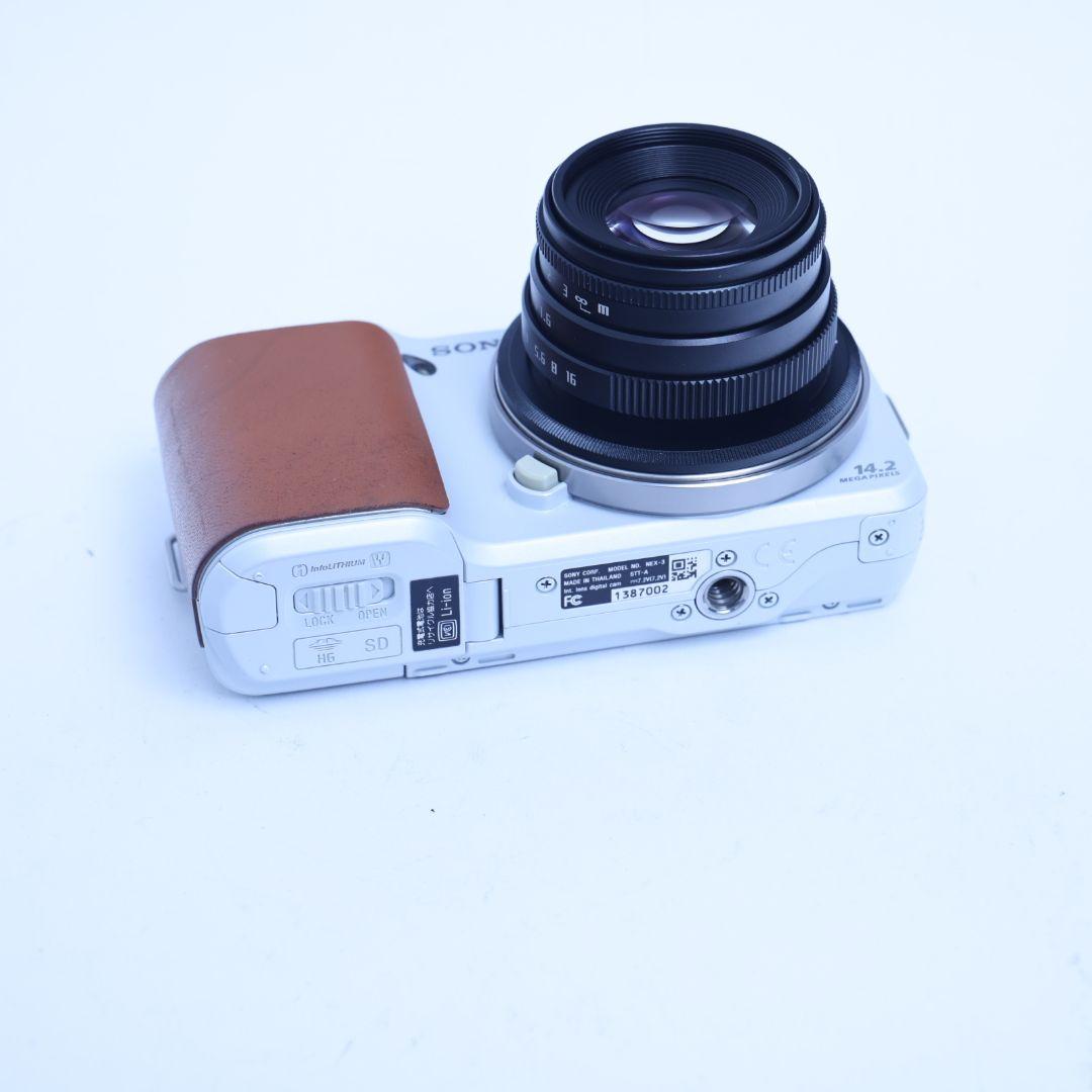 SONY NEX-3 ボディ　レンズ+単焦点レンズ　バッテリー充電器SDカード付