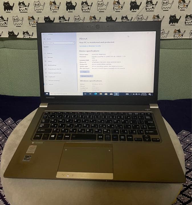 Windowsノート本体 TOSHIBA i5 5200CPU 4GB 128GB SSD