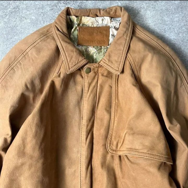 marlboro 90s Adventure Team レザージャケット 本革