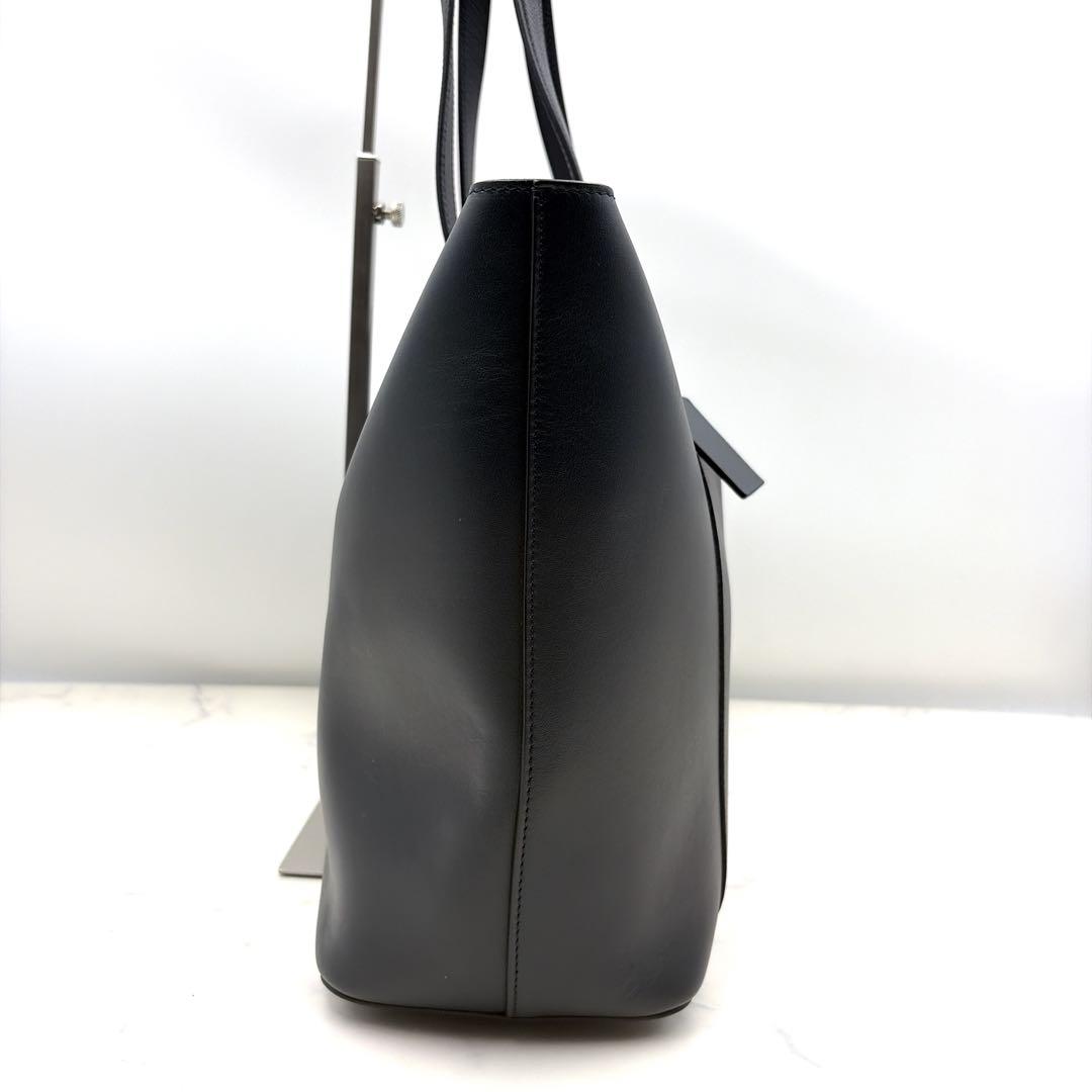 極美品 スマイソン レザー トートバッグ A4 ダークネイビー 肩掛け 仕事