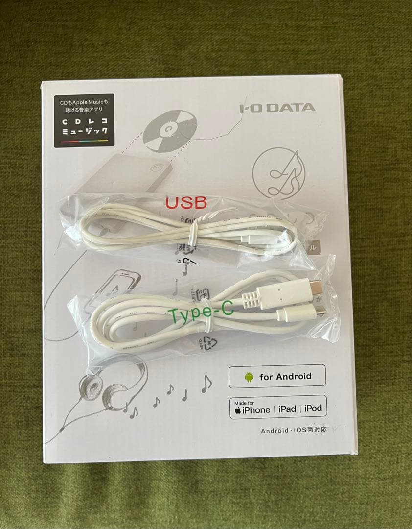 I-O DATA（アイ・オー・データ）CDレコ（CDレコーダー）　スマホ
