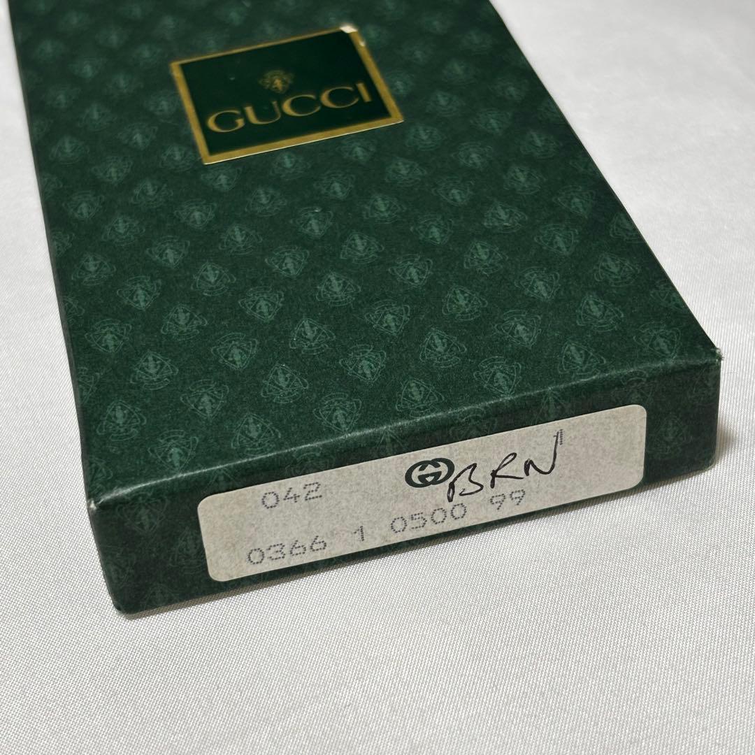 晴*様 GUCCI イタリア製 正規品 ヴィンテージ レザーキーホルダー 箱付き