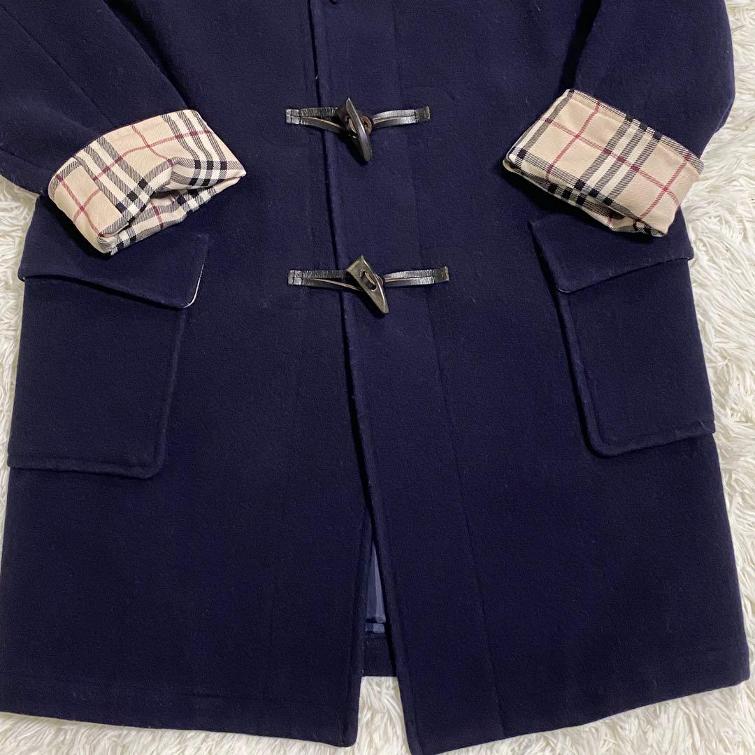 BURBERRY LONDON ダッフルコート　ノバチェック フード　150A