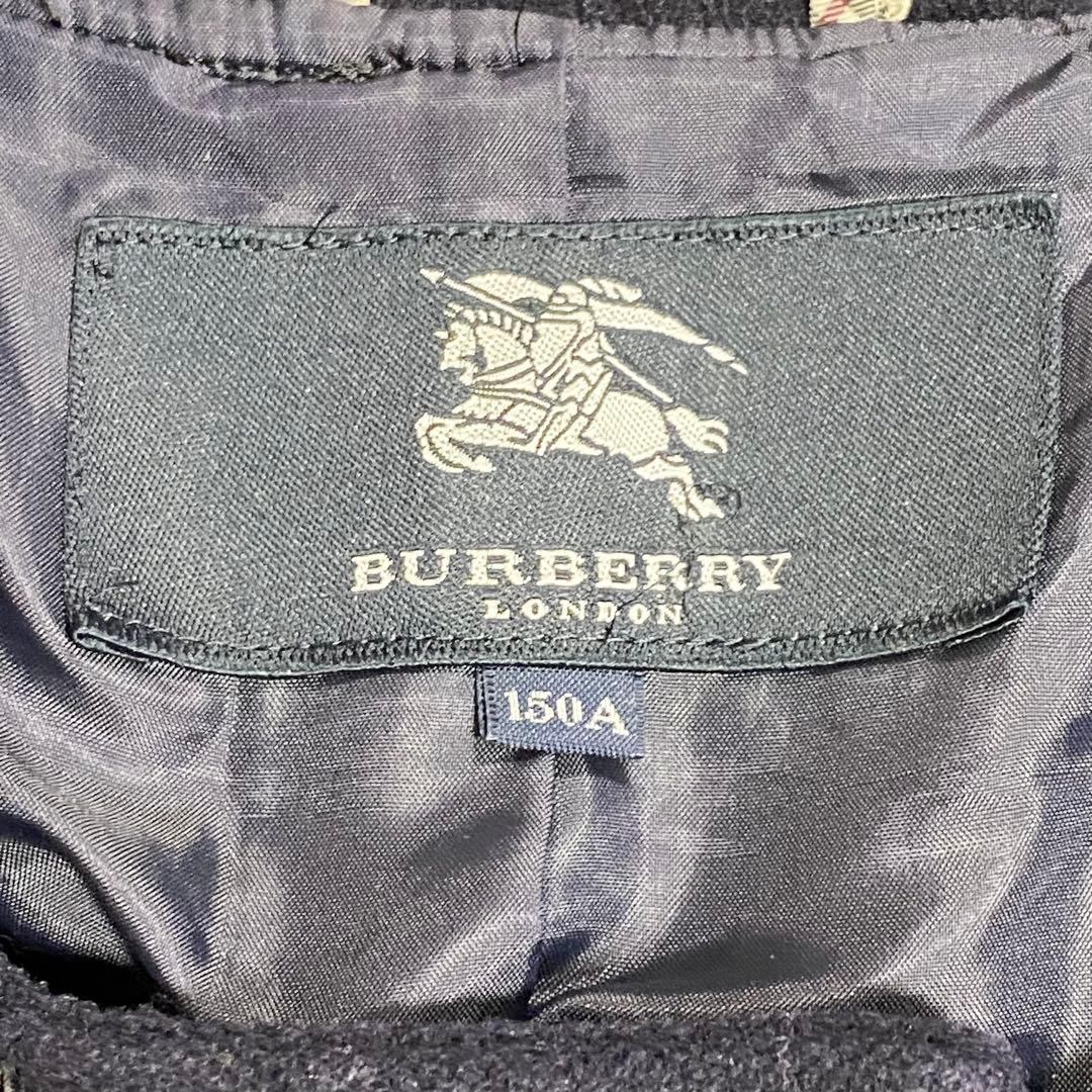BURBERRY LONDON ダッフルコート　ノバチェック フード　150A