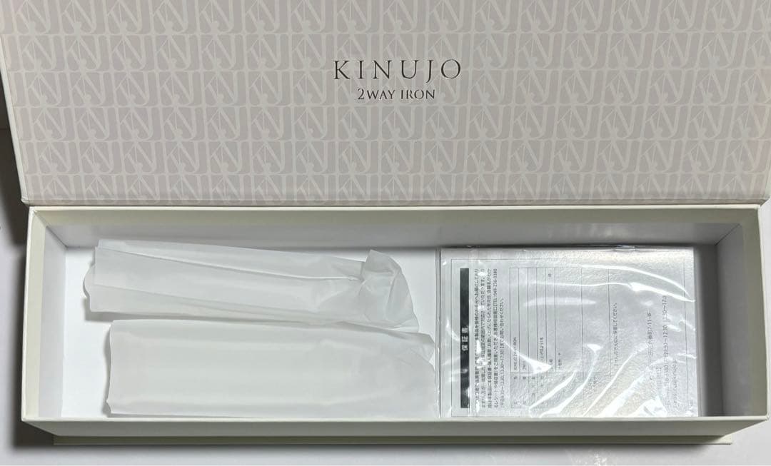 絹女KINUJO 2WAY IRON キヌージョ ツーウェイアイロン2W01美品