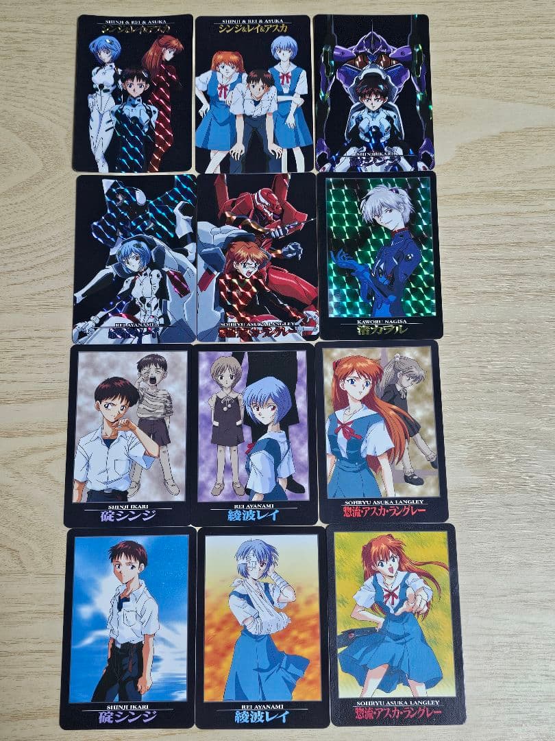 【初版】新世紀エヴァンゲリオン　カードダス初弾　初版コンプリート品　全44種類