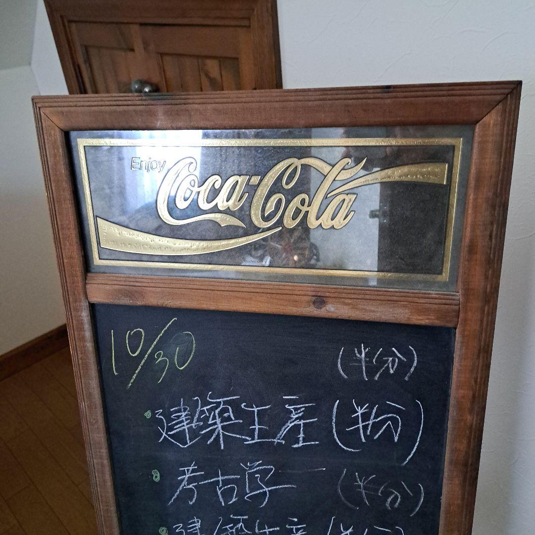 Coca-Cola ヴィンテージ黒板看板 ウェルカムボード　メニューボード