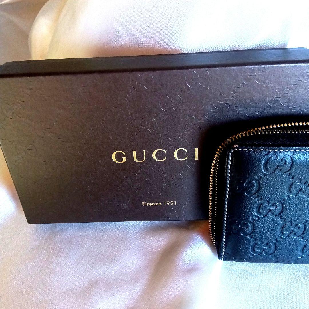 ✨極美品　正規品✨グッチ　長財布　GGパターン【グッチシグネチャー】　焦げ茶