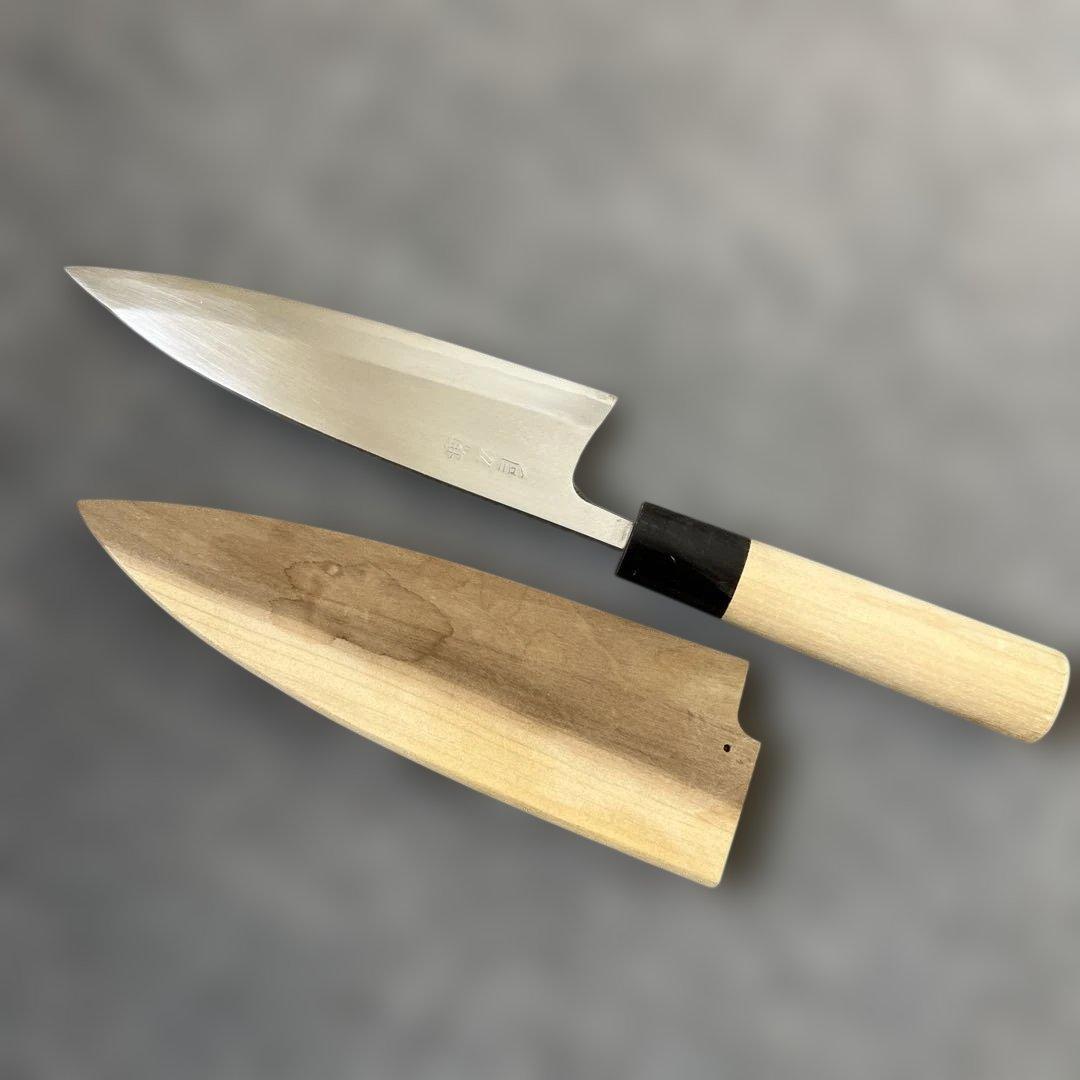 堺刀司　出刃包丁 ステンレス鋼 木製ハンドル