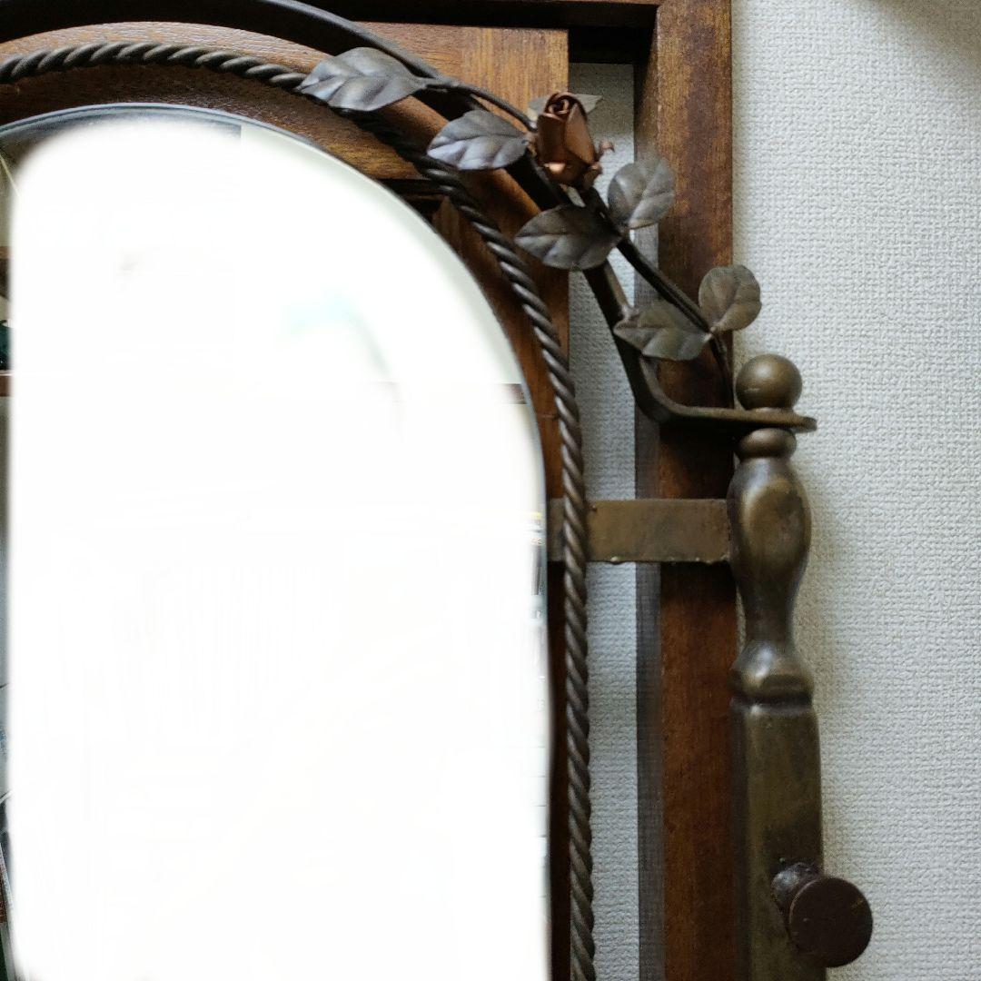 激レア　アイアンラック　薔薇飾りラック