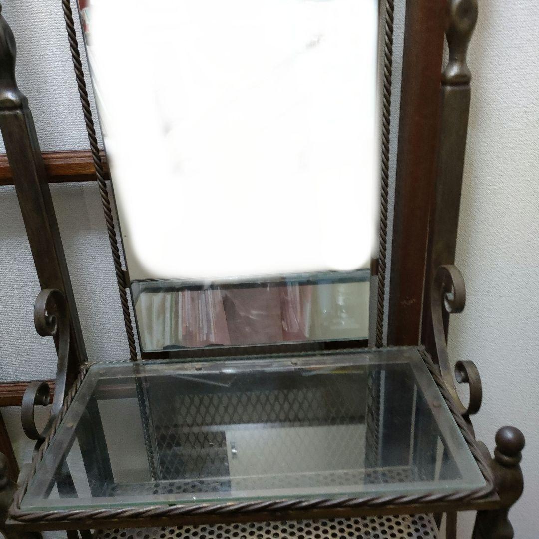 激レア　アイアンラック　薔薇飾りラック