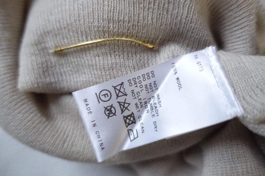 2023L'Appartement☆Wholegarmentタートルネックニット