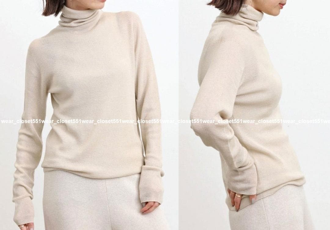 2023L'Appartement☆Wholegarmentタートルネックニット