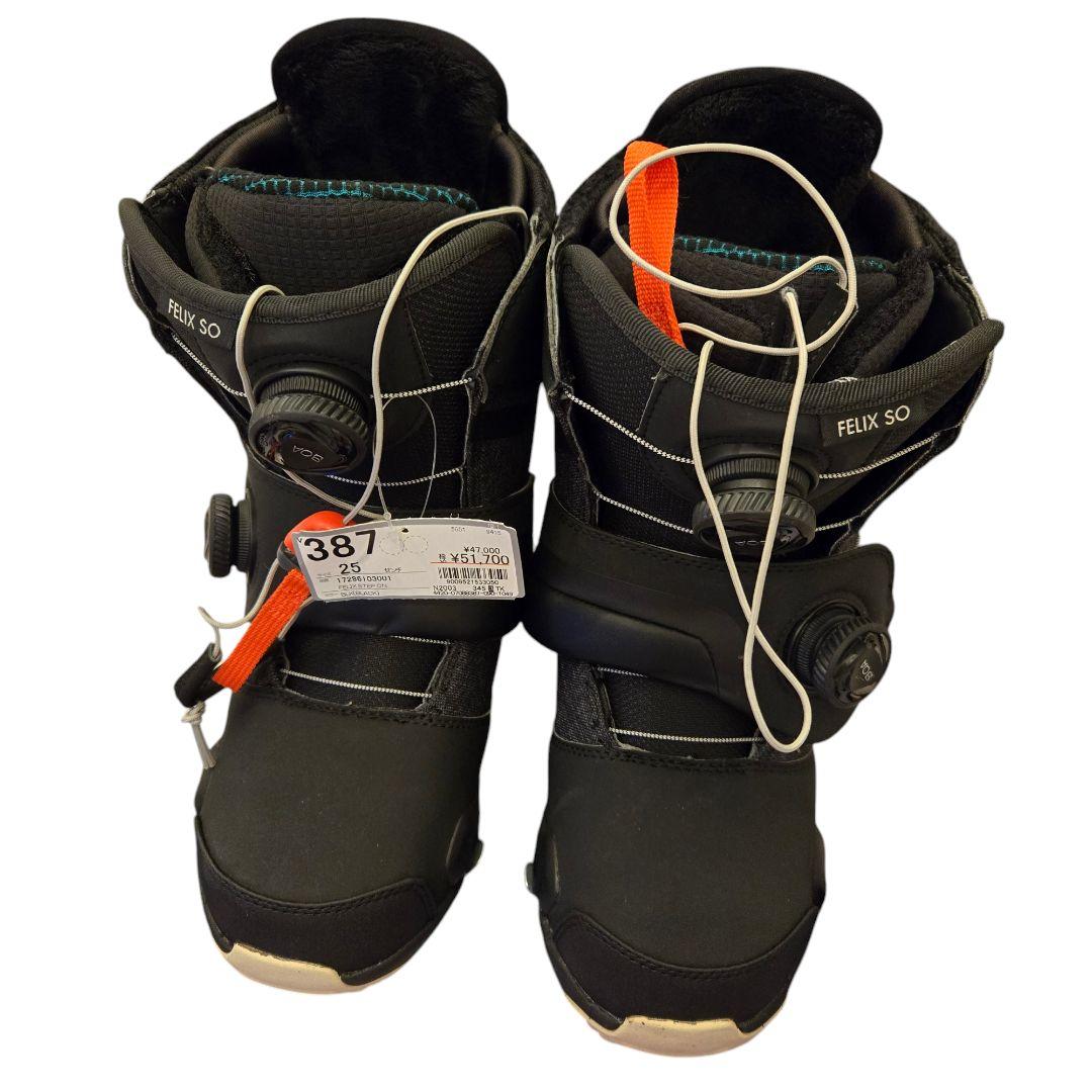 3点セット FLUX スノーボード ビンディング ブーツ 25㎝ バインディング