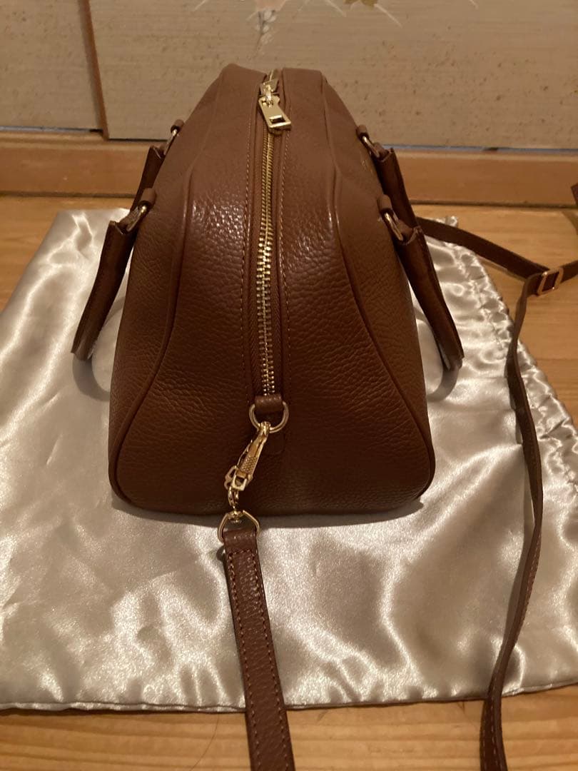 極美品⭐︎クリスチャンヴィラ　ボストンバッグ　キャメル