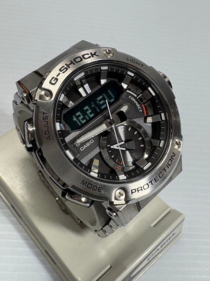 美品❗️CASIO・ G-SHOCK・GSTーB200D・ソーラー・スマホリンク