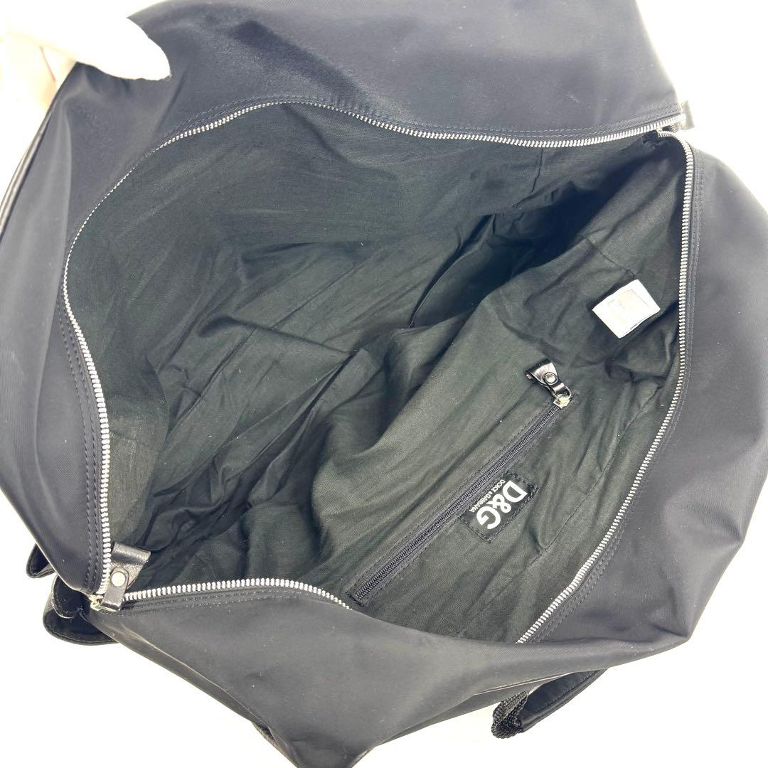 ✨美品✨D&G ボストンバッグ ハンドバッグ 旅行バッグ ロゴ 大容量 ブラック